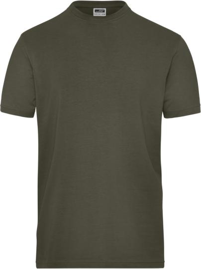 T-shirt elasticizzata da uomo Organic Workwear - T James & Nicholson | JN 1802 