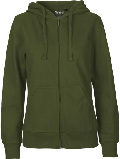 Ladies' Organic Hooded Sweat Jacket Neutral | O83301 