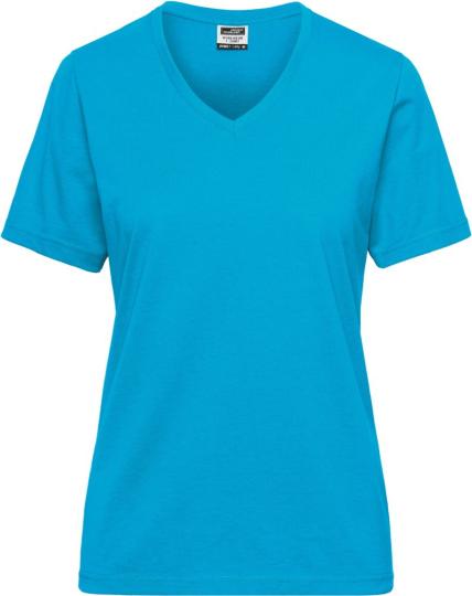 Damen Bio Workwear T-Shirt - Solid James & Nicholson | JN 1807 